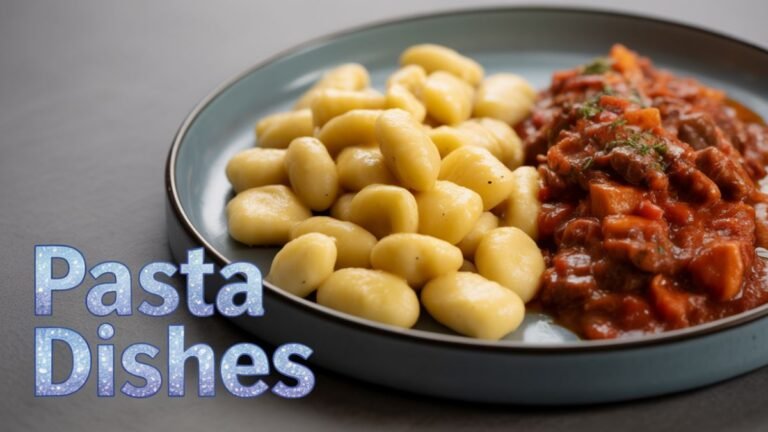 Signature pasta dishes: ricotta gnocchi & duck ragù