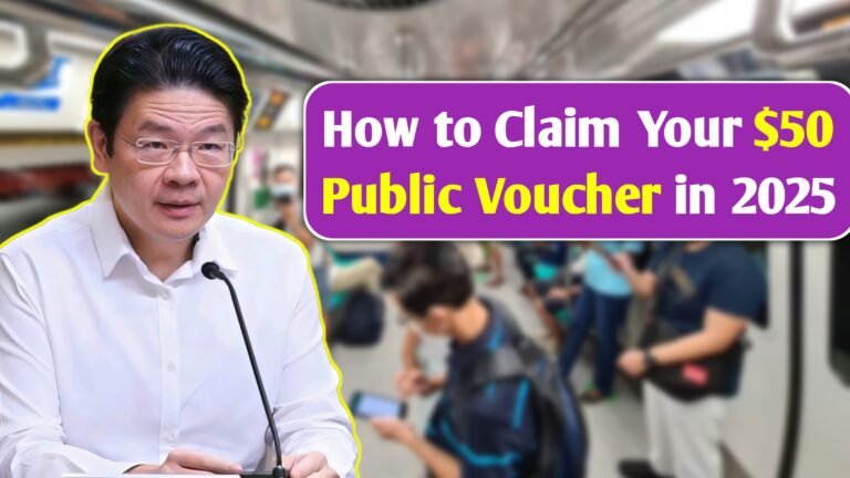 Singapore 50 Public Transport Vochers
