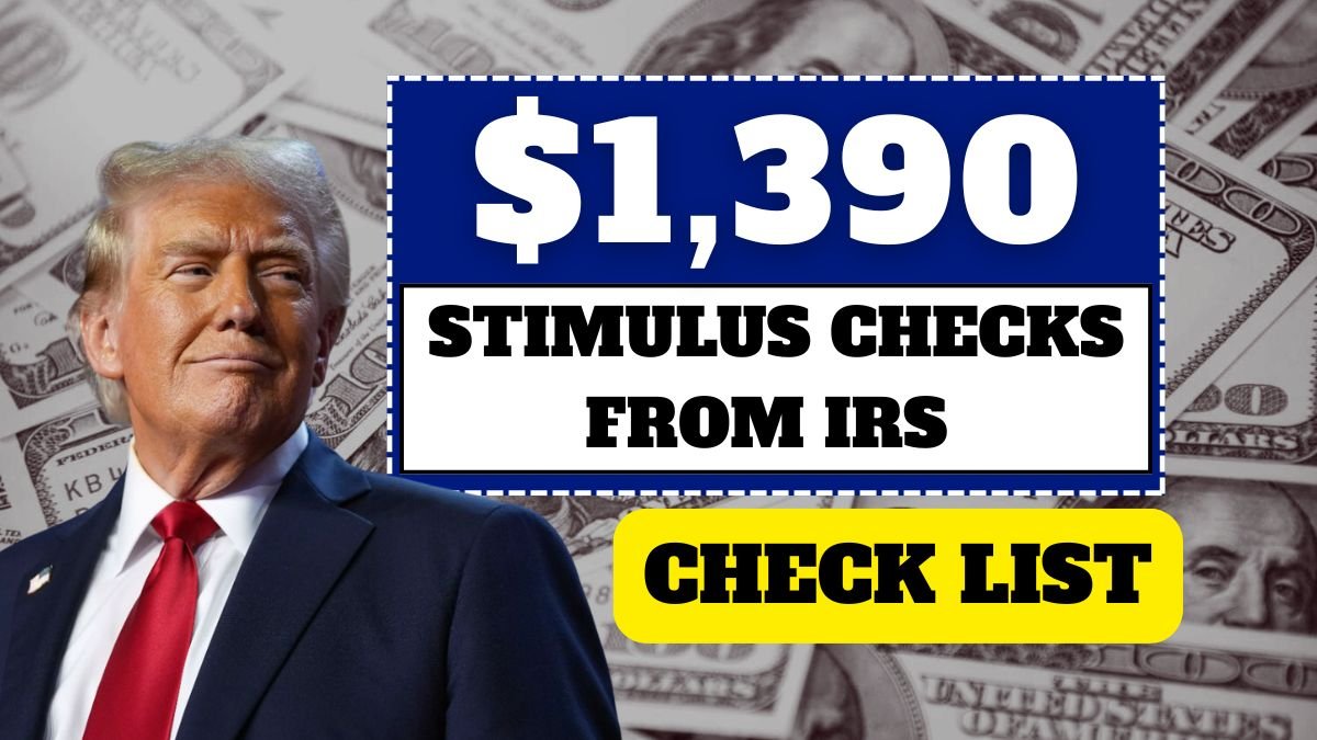 $1,390 stimulus checks from IRS coming soon