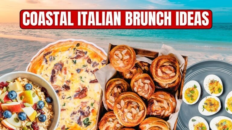 Coastal Italian Brunch Ideas What to Serve by the Water