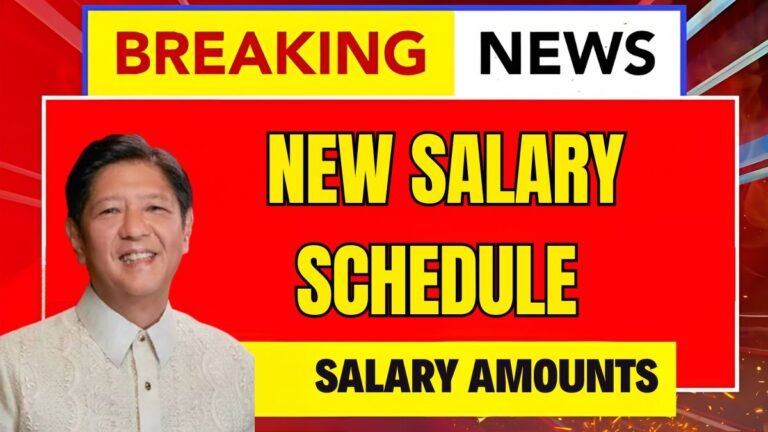 New Salary Schedule for the Philippines – March 2025 Tranche, Increases, and Salary Amounts