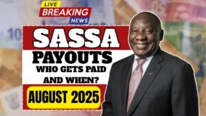 SASSA August Payouts 2025: Who Gets Paid and When?