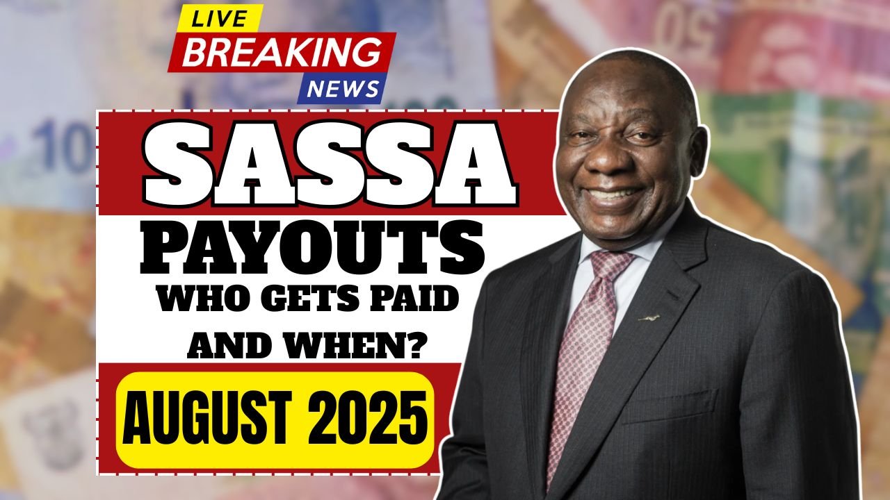 SASSA August Payouts 2025: Who Gets Paid and When?