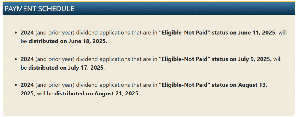 PAYMENT SCHEDULE