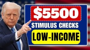 $5500 Stimulus Checks 2025 – Who Qualifies? SSI, SSDI & Low-Income Payment Dates